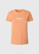 Pepe Jeans painettu t-paita naiset persikka TB00455 - Image 5