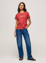 Pepe Jeans painettu t-paita naiset studio punainen TB00456 - Image 2