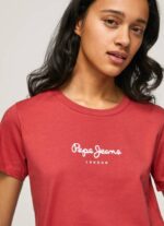 Pepe Jeans painettu t-paita naiset studio punainen TB00456 - Image 3