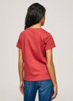 Pepe Jeans painettu t-paita naiset studio punainen TB00456 - Image 4