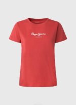 Pepe Jeans painettu t-paita naiset studio punainen TB00456 - Image 5