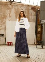 Pepe Jeans painetut leveät housut naiset multi TB00300
