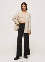 Pepe Jeans paisley print housut naiset multi TB00293