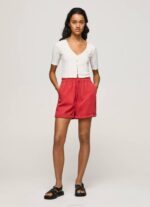 Pepe Jeans paperipussiin sopivat shortsit naiset studio punainen TB00533