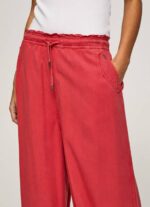 Pepe Jeans paperipussin leveät housut naiset studio punainen TB00303 - Image 3