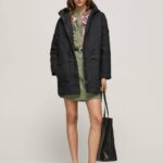 Pepe Jeans parka sisätakilla naiset musta TB00139