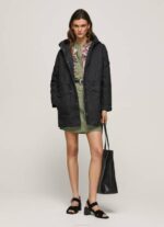 Pepe Jeans parka sisätakilla naiset musta TB00139