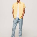 Pepe Jeans Parker lyhythihainen paita miehet paistaa TB001057