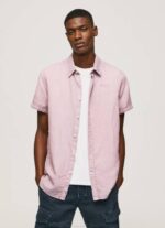 Pepe Jeans Parker lyhythihainen paita miehet valkaisuaine pinkki TB001058 - Image 2