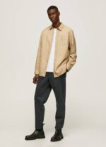 Pepe Jeans Parker pitkähihainen paita miehet kameli TB001039 - Image 2