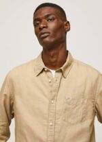 Pepe Jeans Parker pitkähihainen paita miehet kameli TB001039 - Image 4