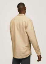 Pepe Jeans Parker pitkähihainen paita miehet kameli TB001039 - Image 5