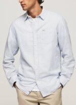 Pepe Jeans Parker pitkähihainen paita miehet valkaisu sininen TB001071 - Image 3
