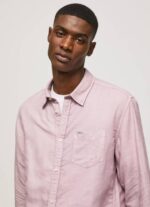 Pepe Jeans Parker pitkähihainen paita miehet valkaisuaine pinkki TB001051 - Image 3