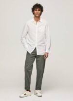 Pepe Jeans Parker pitkähihainen paita miehet valkoinen TB001073 - Image 2