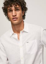 Pepe Jeans Parker pitkähihainen paita miehet valkoinen TB001073 - Image 3