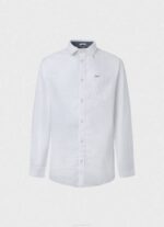 Pepe Jeans Parker pitkähihainen paita miehet valkoinen TB001073 - Image 5