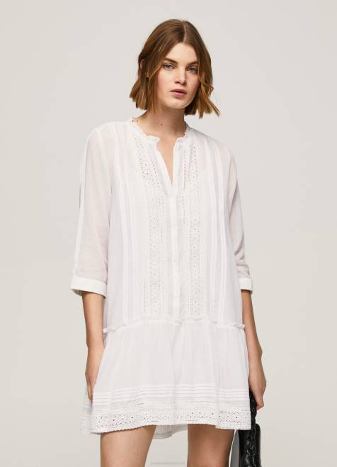 pepe_jeans_patris_mekko_harjakattoisilla_yksityiskohdilla_naiset_valkoinen_tb00148.jpg Pepe Jeans patris mekko harjakattoisilla yksityiskohdilla naiset valkoinen TB00148 - Image 1