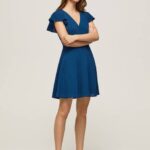 Pepe Jeans patrizia ristikkokaulus mekko naiset valtameri TB00197