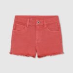 Pepe Jeans patty tavalliset shortsit tyttö studio punainen TB001494