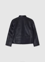 Pepe Jeans pehmustettu olkapyörän takki poika musta TB001571 - Image 2