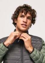 Pepe Jeans pehmustettu untuvatakki miehet pesty mustaksi TB00837 - Image 3
