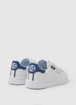 Pepe Jeans pelaajan perusnahkaiset lenkkarit poika valkoinen TB001524 - Image 4