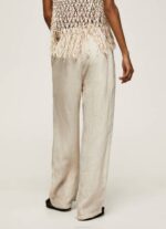 Pepe Jeans pellavaiset palazzo-housut naiset kivi TB00301 - Image 4