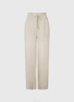 Pepe Jeans pellavaiset palazzo-housut naiset kivi TB00301 - Image 5