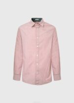 Pepe Jeans Percy bengal-raidallinen popliinipaita miehet studio punainen TB001074 - Image 5
