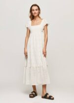 Pepe Jeans peri puuvilla mekko naiset valkoinen TB00217 - Image 2