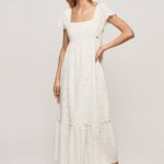 Pepe Jeans peri puuvilla mekko naiset valkoinen TB00217