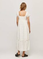 Pepe Jeans peri puuvilla mekko naiset valkoinen TB00217 - Image 4