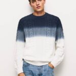 Pepe Jeans Perseo-kaapelineulepaita miehet valkoinen TB00851