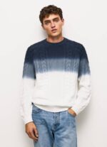 Pepe Jeans Perseo-kaapelineulepaita miehet valkoinen TB00851