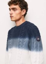 Pepe Jeans Perseo-kaapelineulepaita miehet valkoinen TB00851 - Image 3