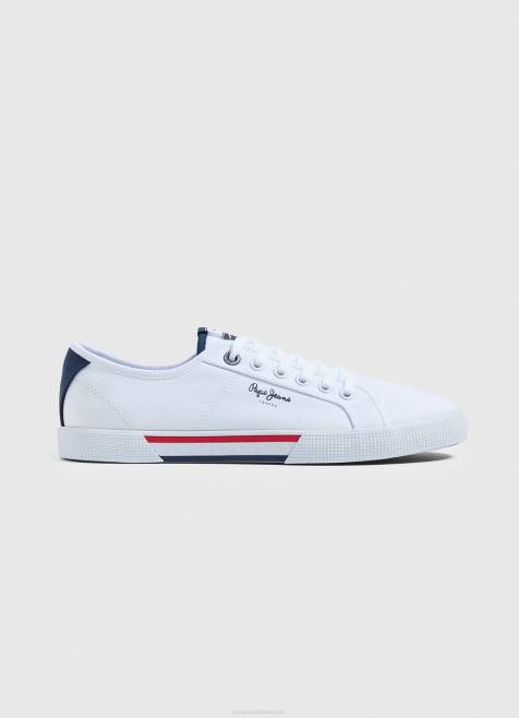 pepe_jeans_perus_brady_lenkkarit_miehet_valkoinen_tb001242.jpg Pepe Jeans perus brady-lenkkarit miehet valkoinen TB001242 - Image 1