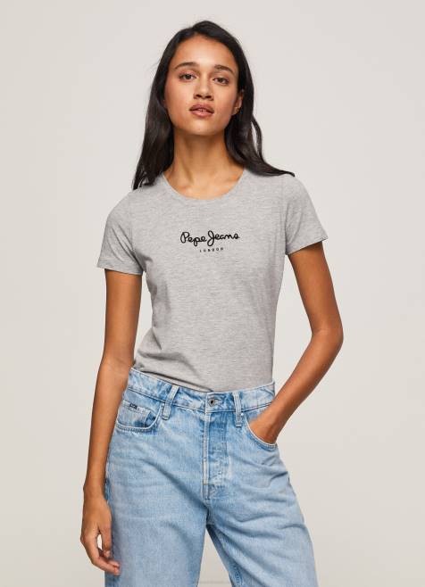 pepe_jeans_peruslogollinen_t_paita_naiset_harmaa_marli_tb00401.jpg Pepe Jeans peruslogollinen t-paita naiset harmaa marli TB00401 - Image 1
