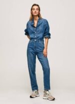 Pepe Jeans pitkä puuvillainen farkkuhaalari naiset denim TB00147