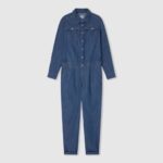 Pepe Jeans pitkä puuvillainen farkkuhaalari tyttö denim TB001363