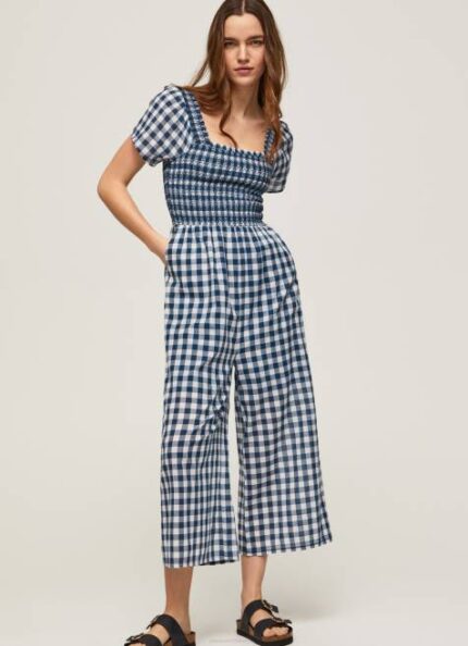Pepe Jeans pitkä ruudullinen printtihaalari naiset multi TB00185