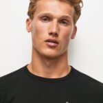 Pepe Jeans pitkähihainen puuvillainen t-paita miehet musta TB001008