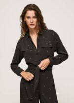 Pepe Jeans pitkät paisley dungarees naiset multi TB00156 - Image 3