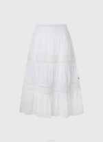 Pepe Jeans pitsitetty hame naiset valkoinen TB00487 - Image 5