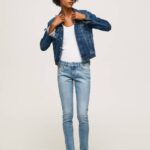 Pepe Jeans pixie midrise skinny fit farkut naiset denim TB0042