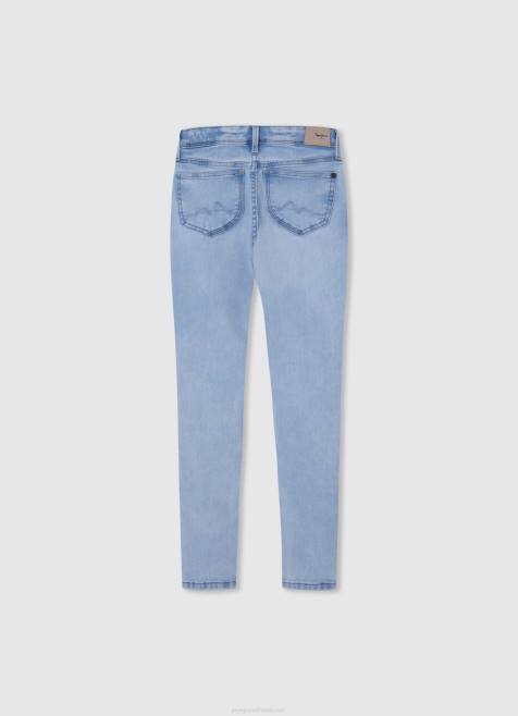 Pepe Jeans pixlette korkeavyötäröiset skinny fit farkut tyttö denim TB001364 - Image 2