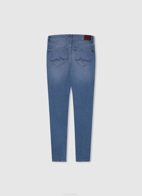 Pepe Jeans pixlette korkeavyötäröiset skinny fit farkut tyttö denim TB001365 - Image 2