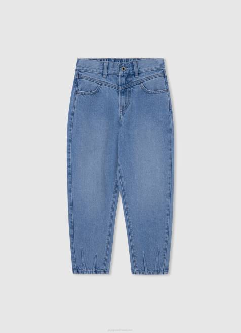 Pepe Jeans pixlette korkeavyötäröiset skinny fit farkut tyttö denim TB001370 - Image 4
