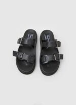 Pepe Jeans pola park tuplasolki sandaalit naiset musta TB00670 - Image 2