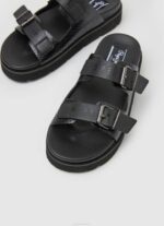 Pepe Jeans pola park tuplasolki sandaalit naiset musta TB00670 - Image 3